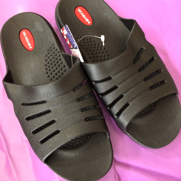 Okabashi Other - Black slides sandals